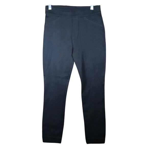 Spanx Womens Pants Black Pull On Skinny Jeggings Stretch Small - Picture 1 of 11
